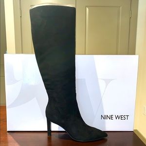 Nine West Suede Heel Boots